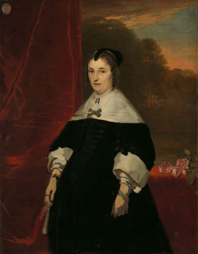 マクテルド・バス (d. 1681)。 アブラハム・ド・フィッシャーの妻 作： Abraham van den Tempel (attributed to)