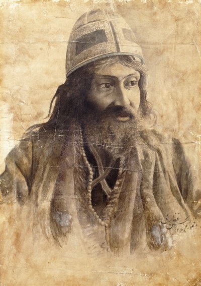 ダーヴィッシュ、1851-2年頃 作： Abul Hassan Ghaffari