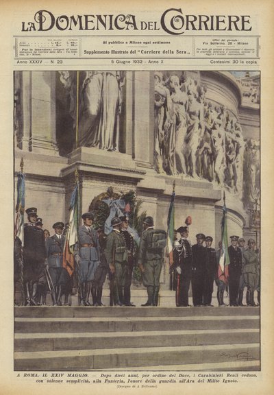 ローマでは、5月24日 作： Achille Beltrame
