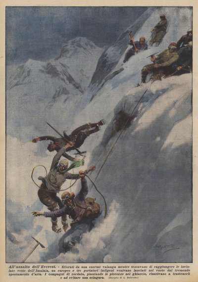アラッサルトデルエベレスト 作： Achille Beltrame