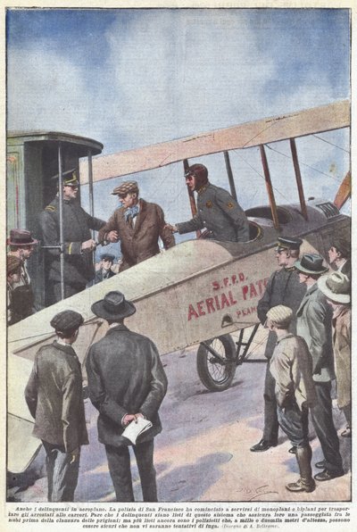 飛行機の滞納者でさえ 作： Achille Beltrame
