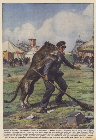 恐怖の瞬間 作： Achille Beltrame