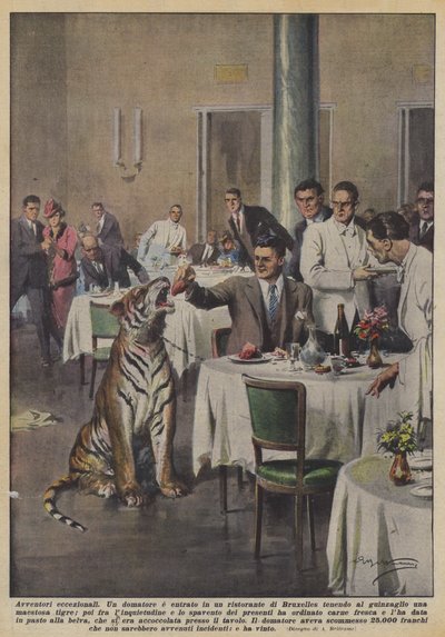 並外れた常連客 作： Achille Beltrame