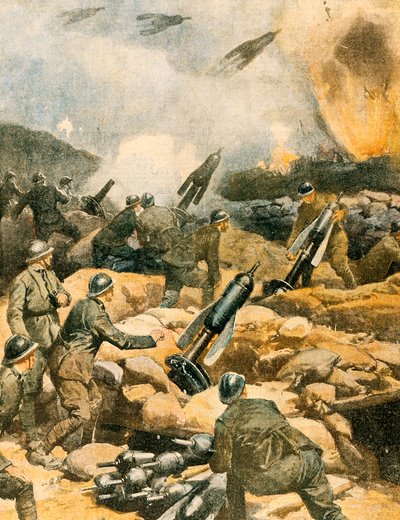 カルソラインの爆破 作： Achille Beltrame
