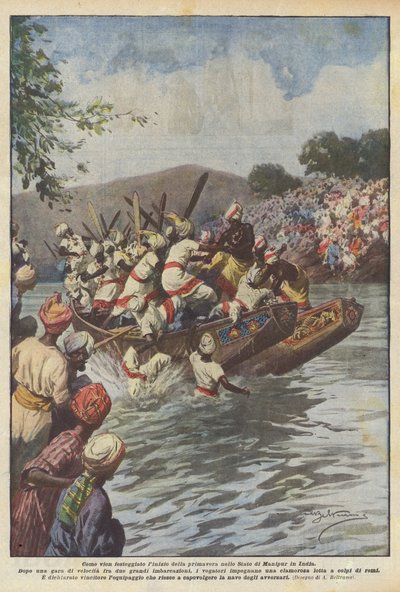 インドのマニプール州で春の始まりを祝う方法 作： Achille Beltrame