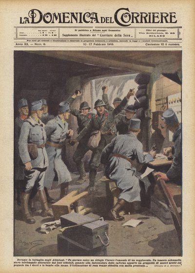 ハイランドでの戦闘中 作： Achille Beltrame
