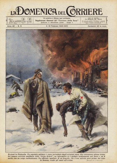 フィンランドのヒロイズム 作： Achille Beltrame