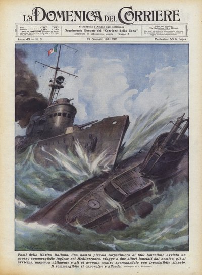 イタリア海軍の栄光 作： Achille Beltrame