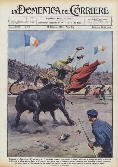 闘牛士の幸運と不幸 作： Achille Beltrame