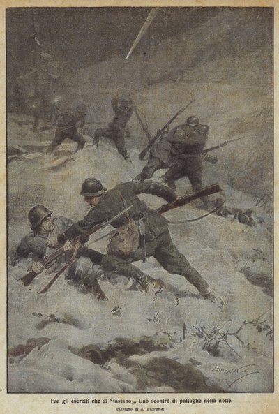 感じられる軍の間で 作： Achille Beltrame