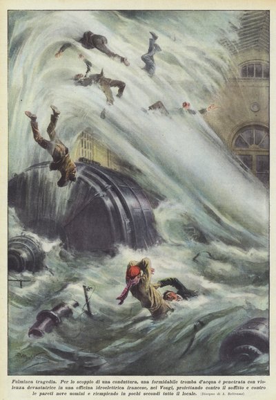 雷の悲劇 作： Achille Beltrame