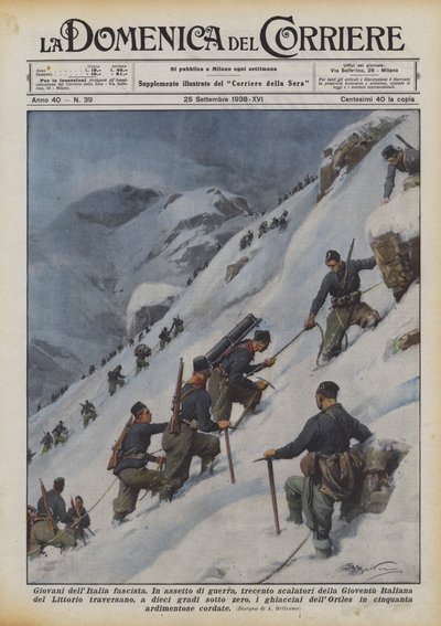 ファシストイタリアの若者 作： Achille Beltrame