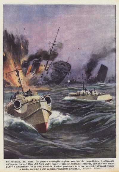 海のストゥカス 作： Achille Beltrame