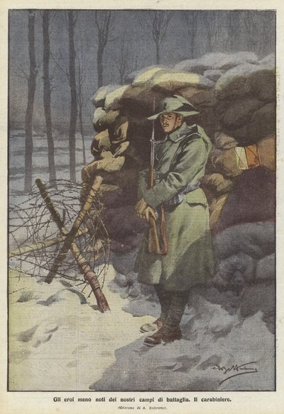 私たちの戦場のあまり知られていないヒーロー 作： Achille Beltrame