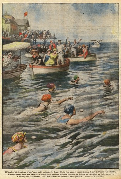 イギリス人は楽しい 作： Achille Beltrame