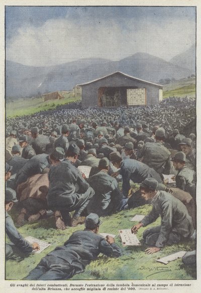未来の戦闘機の余暇 作： Achille Beltrame