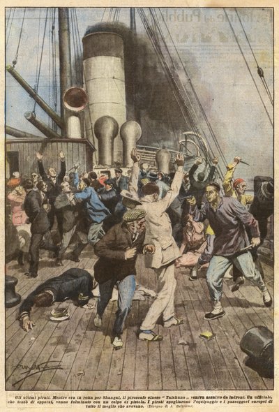 最新の海賊 作： Achille Beltrame