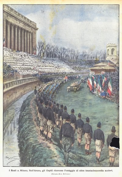 ミラノのロイヤルズ 作： Achille Beltrame