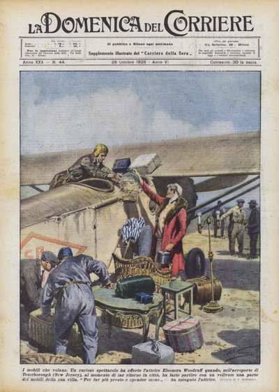 空飛ぶ家具 作： Achille Beltrame