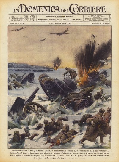 氷の爆撃 作： Achille Beltrame