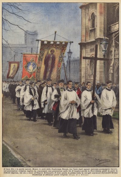 善なる神と海軍の平等 作： Achille Beltrame