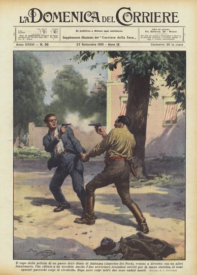アラバマ州（北アメリカ）の国の警察の責任者は、で議論になりましたか？ 作： Achille Beltrame