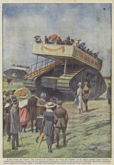 戦車戦争 作： Achille Beltrame