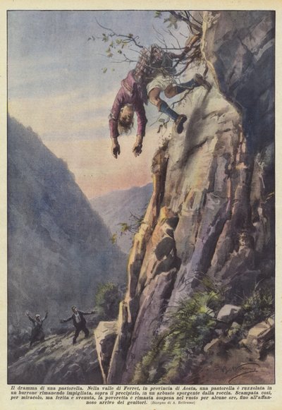 羊飼いのドラマ 作： Achille Beltrame