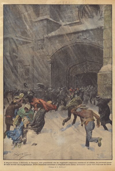 白い惨劇 作： Achille Beltrame