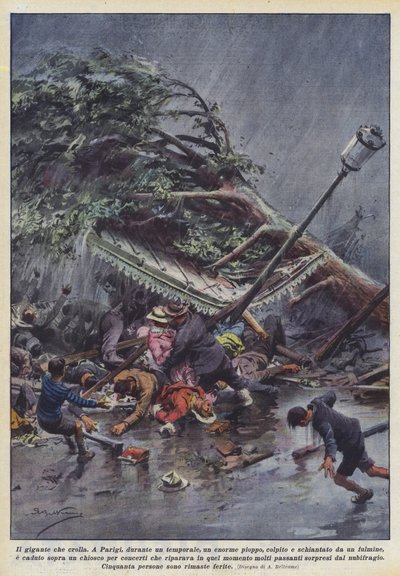 崩壊する巨人 作： Achille Beltrame