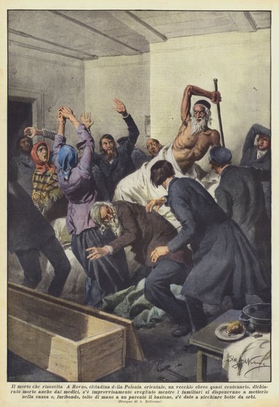 起き上がる死者 作： Achille Beltrame