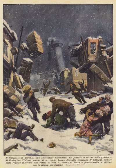 トルコの地震 作： Achille Beltrame