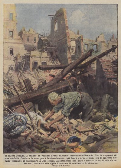 埋もれた宝物 作： Achille Beltrame