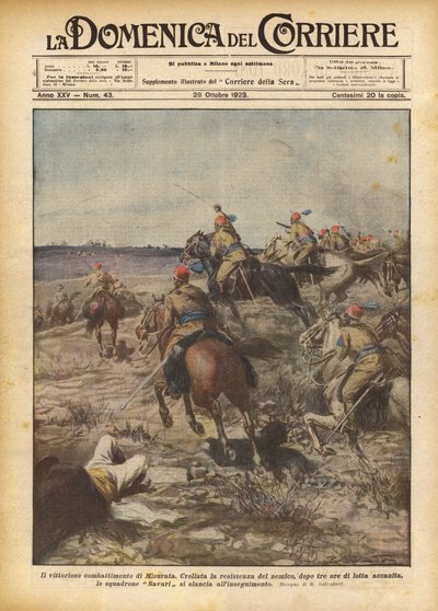 ミスラタの成功した戦い 作： Achille Beltrame