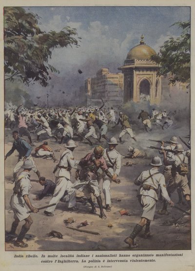 インド反乱 作： Achille Beltrame