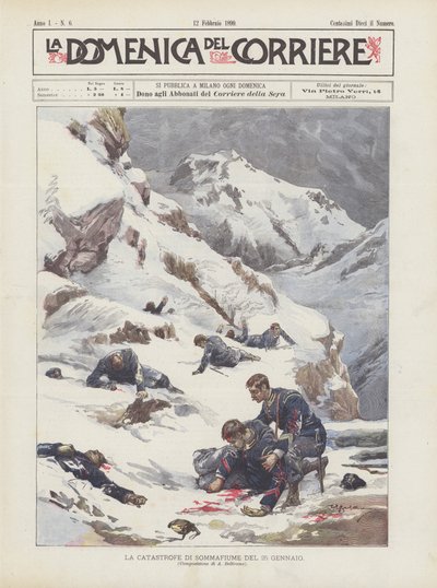 1月25日のソンマフィウム大災害 作： Achille Beltrame
