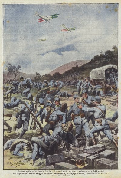 ジュリアの額の戦い 作： Achille Beltrame