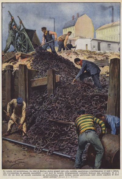 幸運のお守りの山 作： Achille Beltrame
