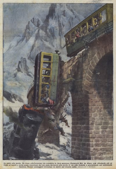 死への競争 作： Achille Beltrame
