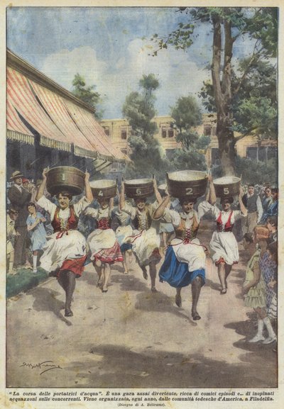 水キャリアの競争 作： Achille Beltrame