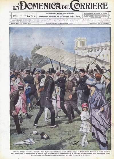 航空スタントの終わり 作： Achille Beltrame