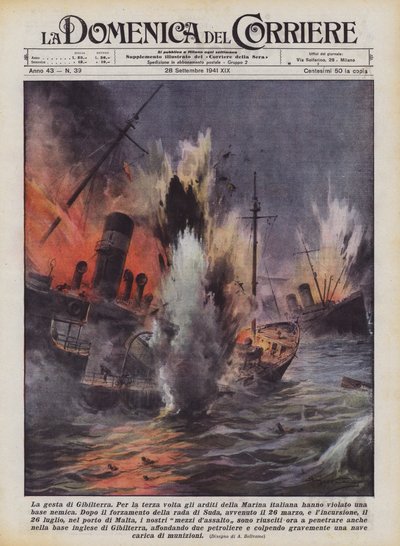 ジブラルタルの行為 作： Achille Beltrame