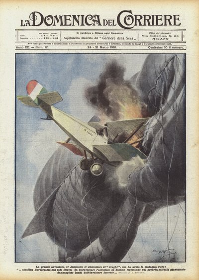 金メダルを獲得したドラゴン駆逐艦、アンシロットの大冒険 作： Achille Beltrame