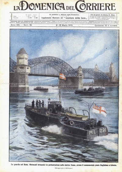 ラインの警備員 作： Achille Beltrame