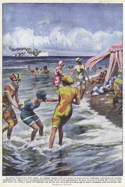 ファッションの感動的な戦争 作： Achille Beltrame