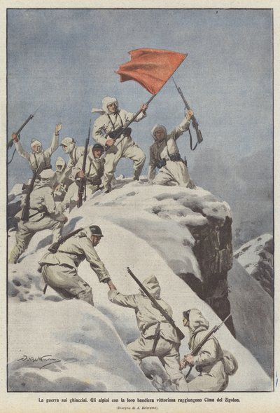 氷河との戦争 作： Achille Beltrame