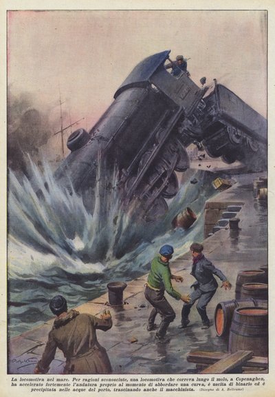 海の機関車 作： Achille Beltrame