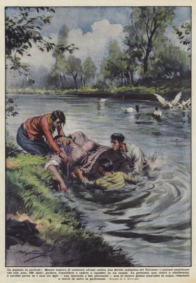 危険な母親！ 作： Achille Beltrame