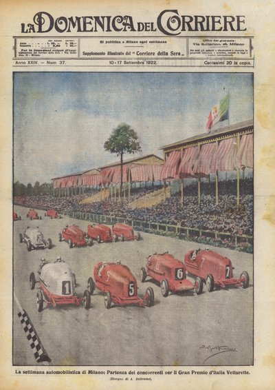 ミラノ車ウィーク、イタリアグランプリベッチャレットのライバルがスタート 作： Achille Beltrame