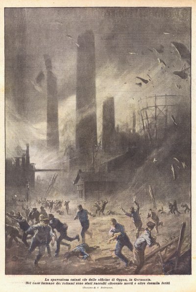 ドイツのオッパウにあるワークショップの恐ろしい土地レジストリ 作： Achille Beltrame